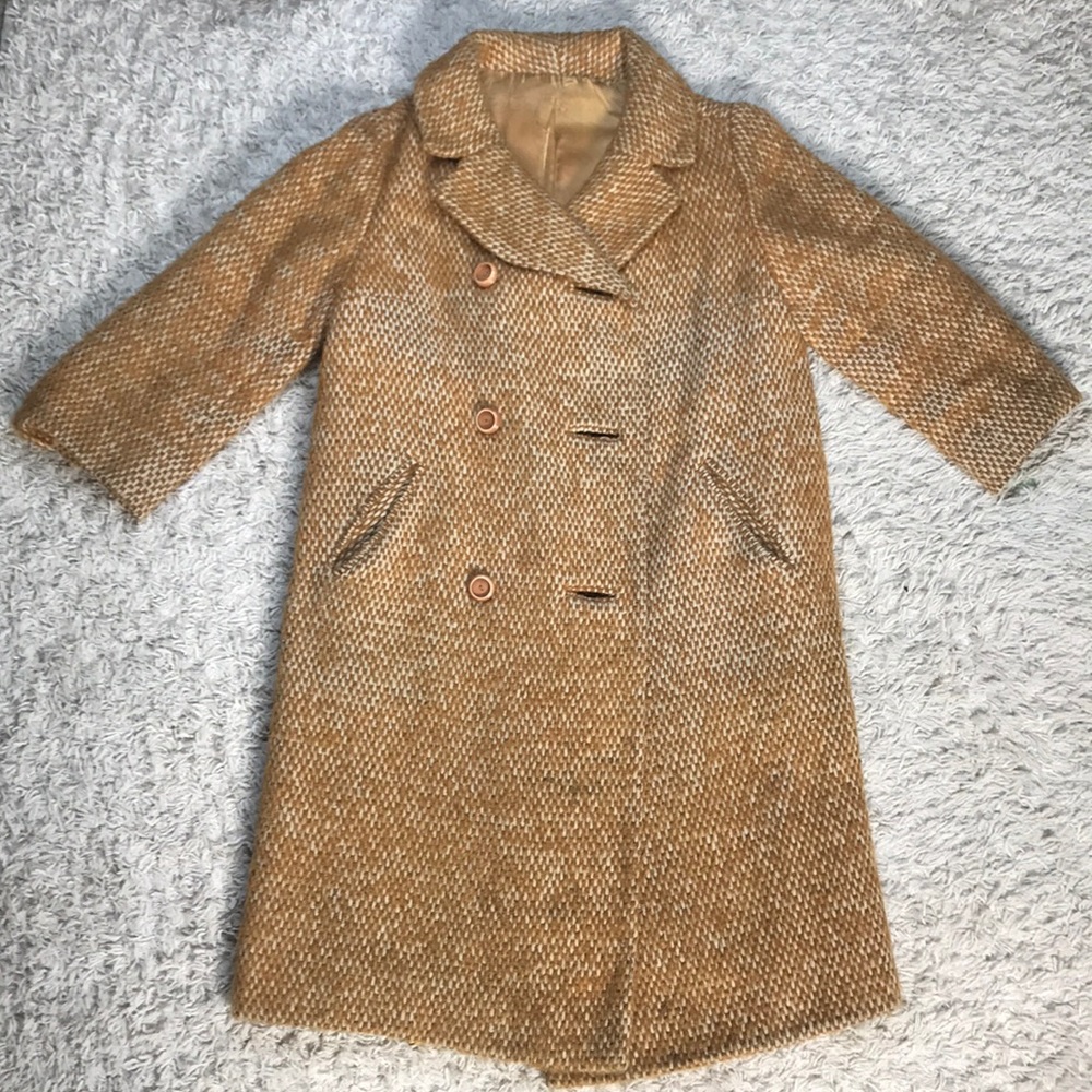 custom Tan and White over coat from the 60’s